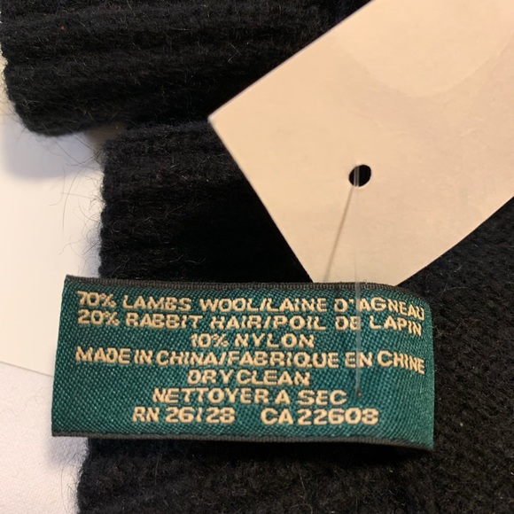 NWT Ralph Lauren Scraf Lamb Wool New - Picture 4 of 6